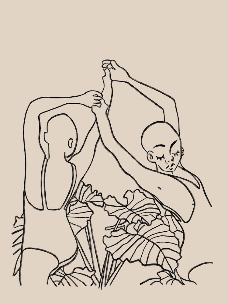 The Dancers Beige