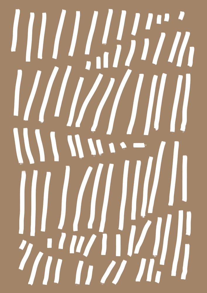 White Lines Abstract Composition