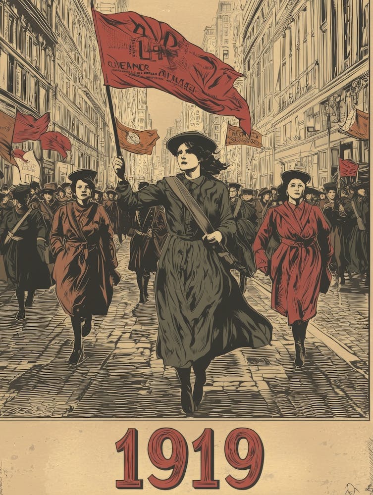 Aihrgdesign A Vintage Activist Poster Celebrating Womens Suff 286785a1 4c2f 43db A656 A58954ee848a 0