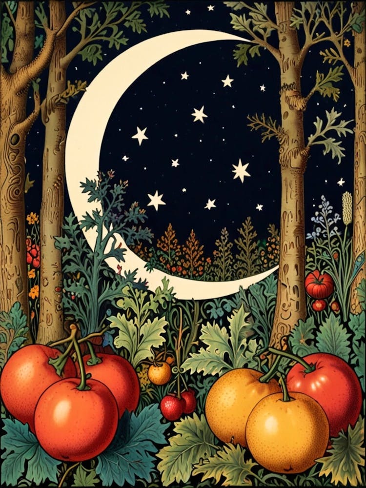 William Morris Moon And Tomatoes 1
