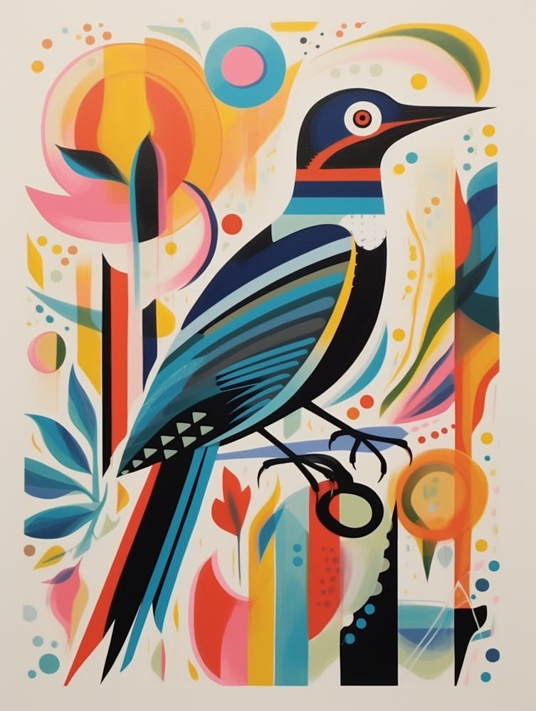 Colourful Scandi Bird Falcon 3