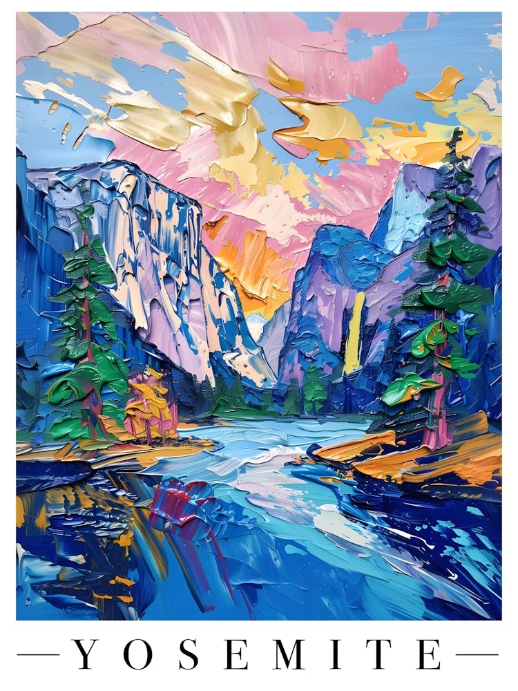 Yosemite Colourful Abstract