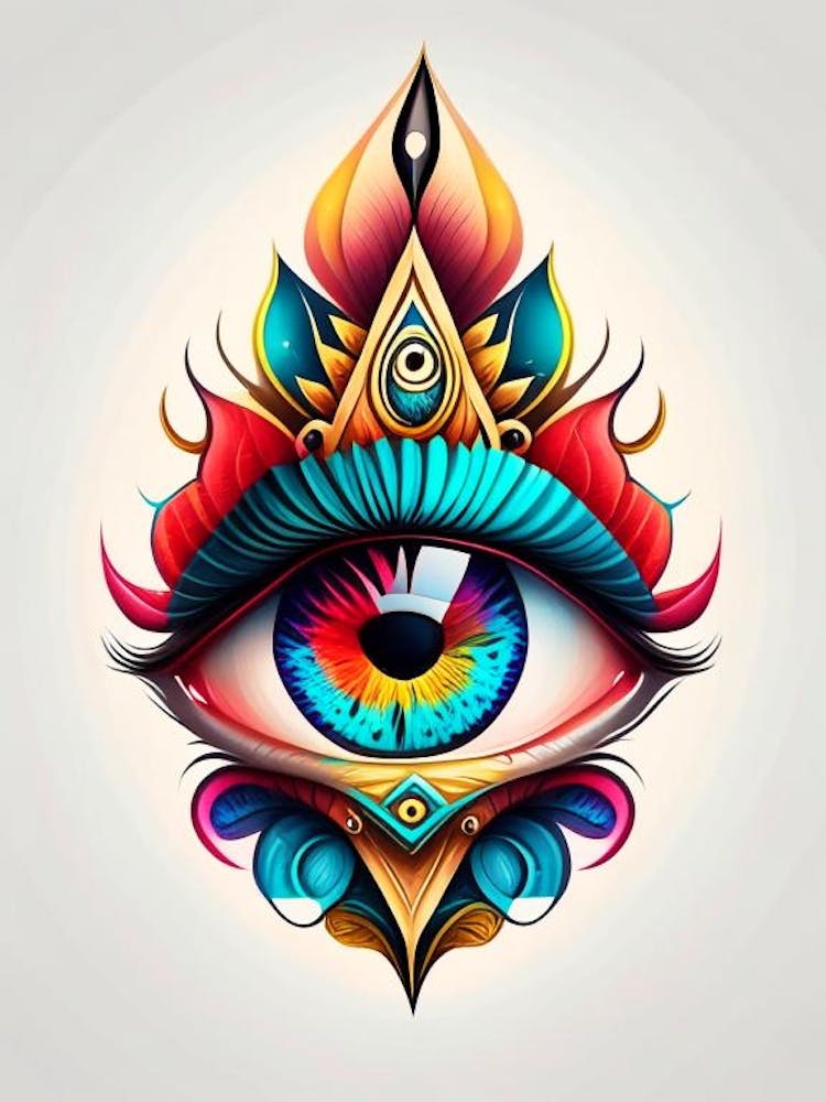 Awareness, Symbol, Third Eye Tattoo 3