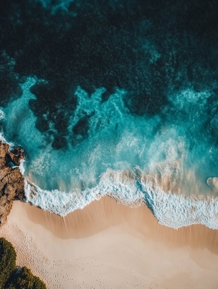 Aerial View Of A Beach 2