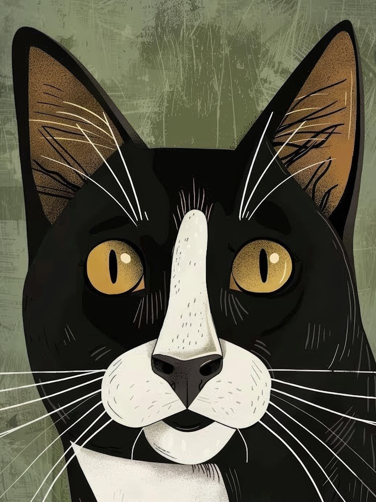 Black And White Cat 21