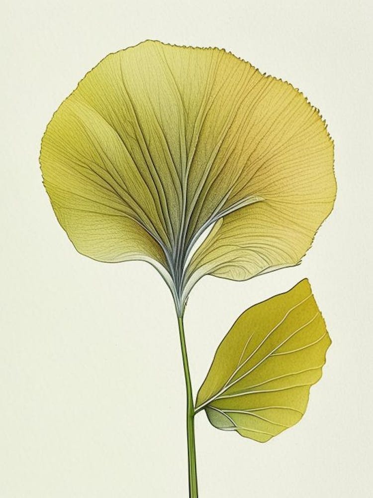 Ginkgo Herb Pencil Colour 2