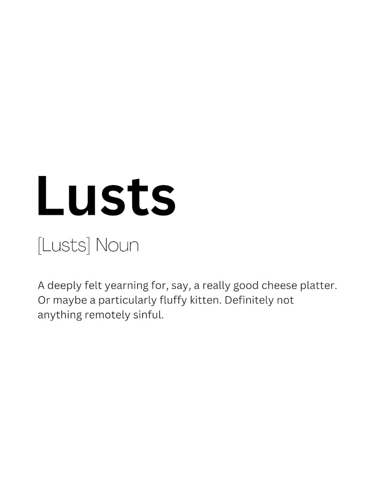 Lusts Definition Meaning