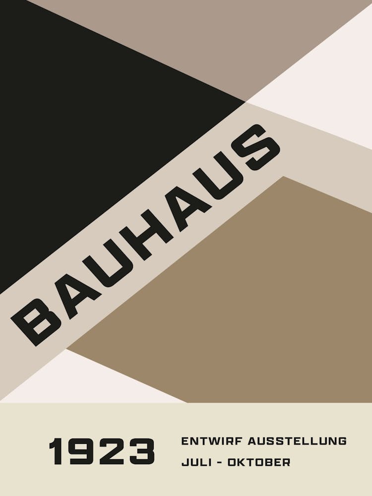 Neutral Bauhaus - Abstract Shapes