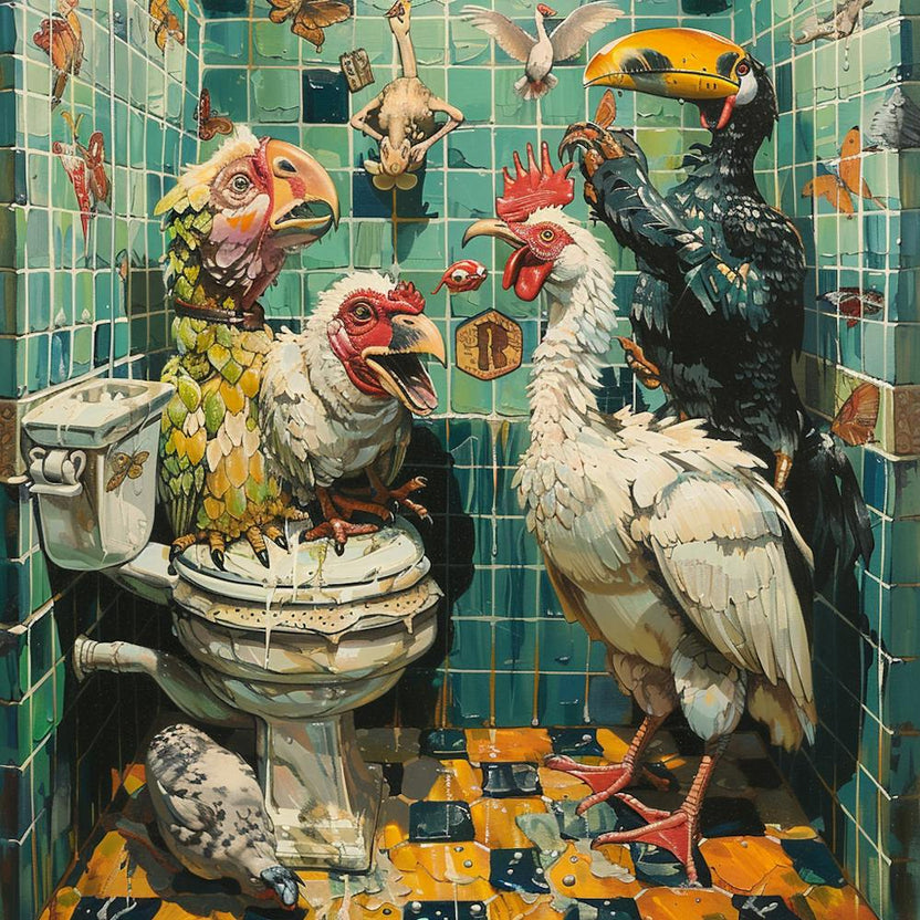 'Birds In The Bathroom'