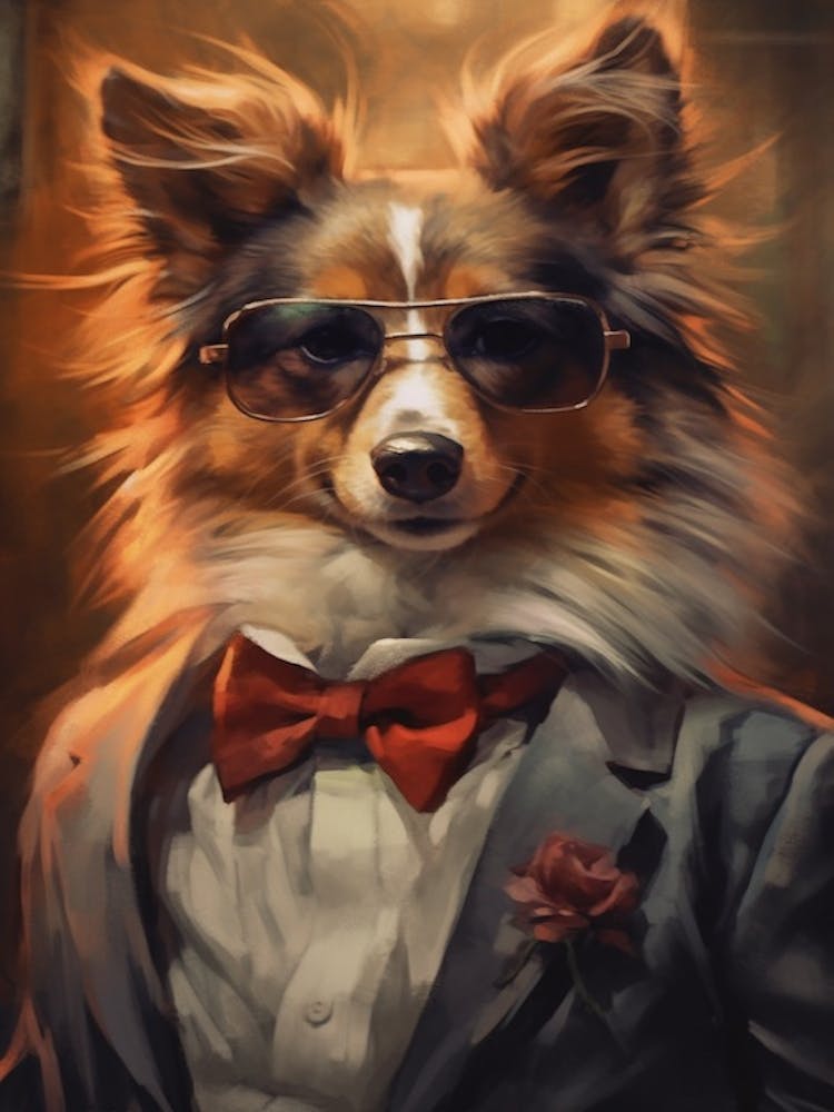 Gangster Dog Shetland Sheepdog 6