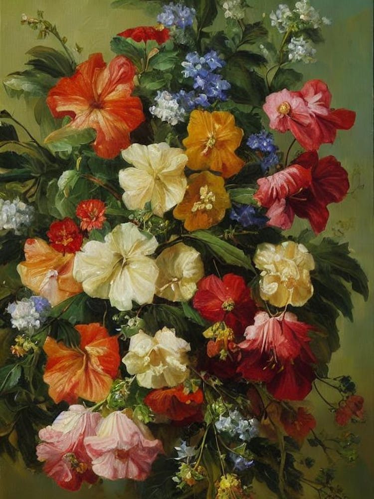 Hibiscus Painting 3 Flower