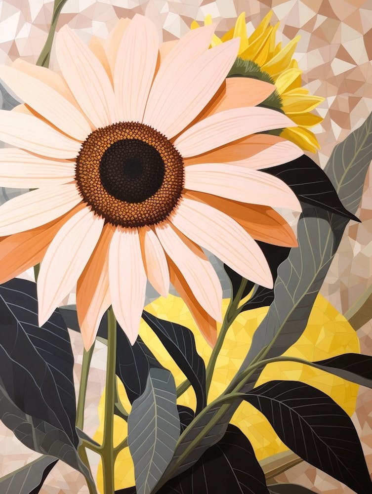 Flower Illustration Sunflower 4