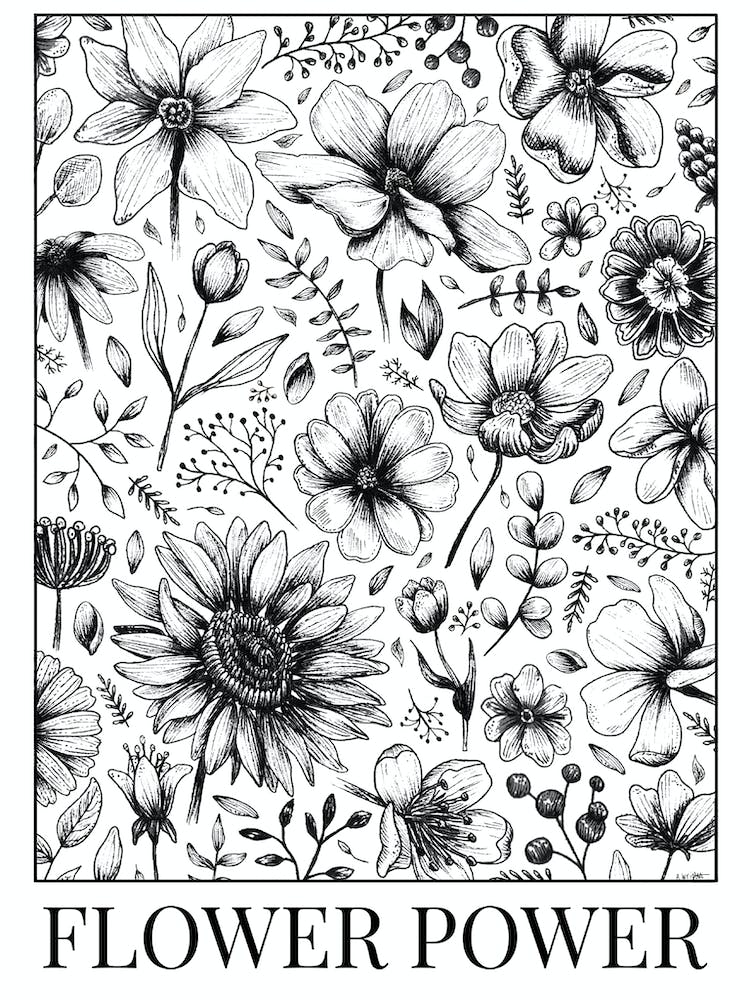 Fineliner Flower Power