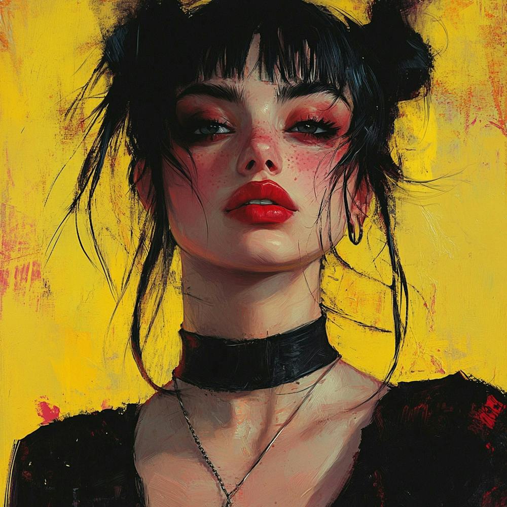 Woman With Black Hair