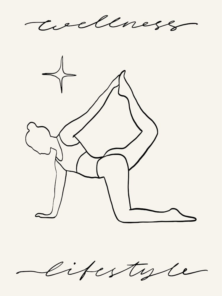 Yoga Lifestyle Illustration 1