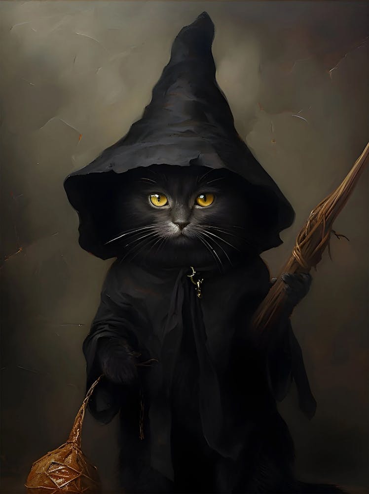 Halloween Decor, Cat Poster