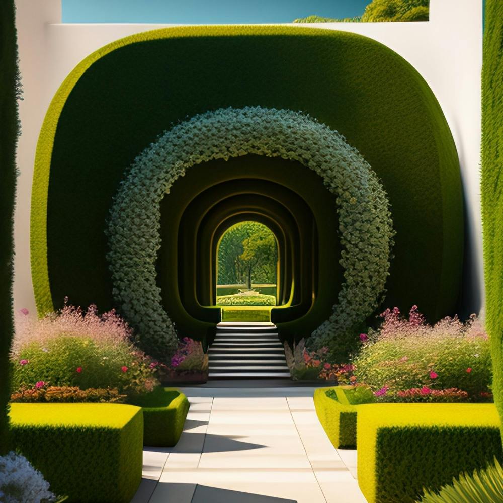 Into the garden