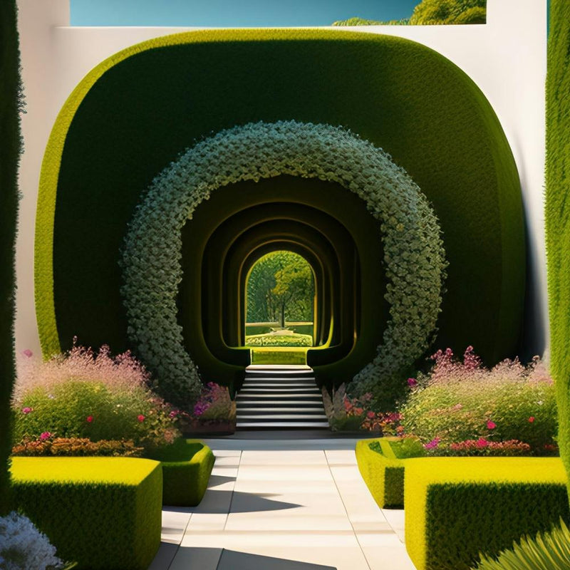 Into the garden