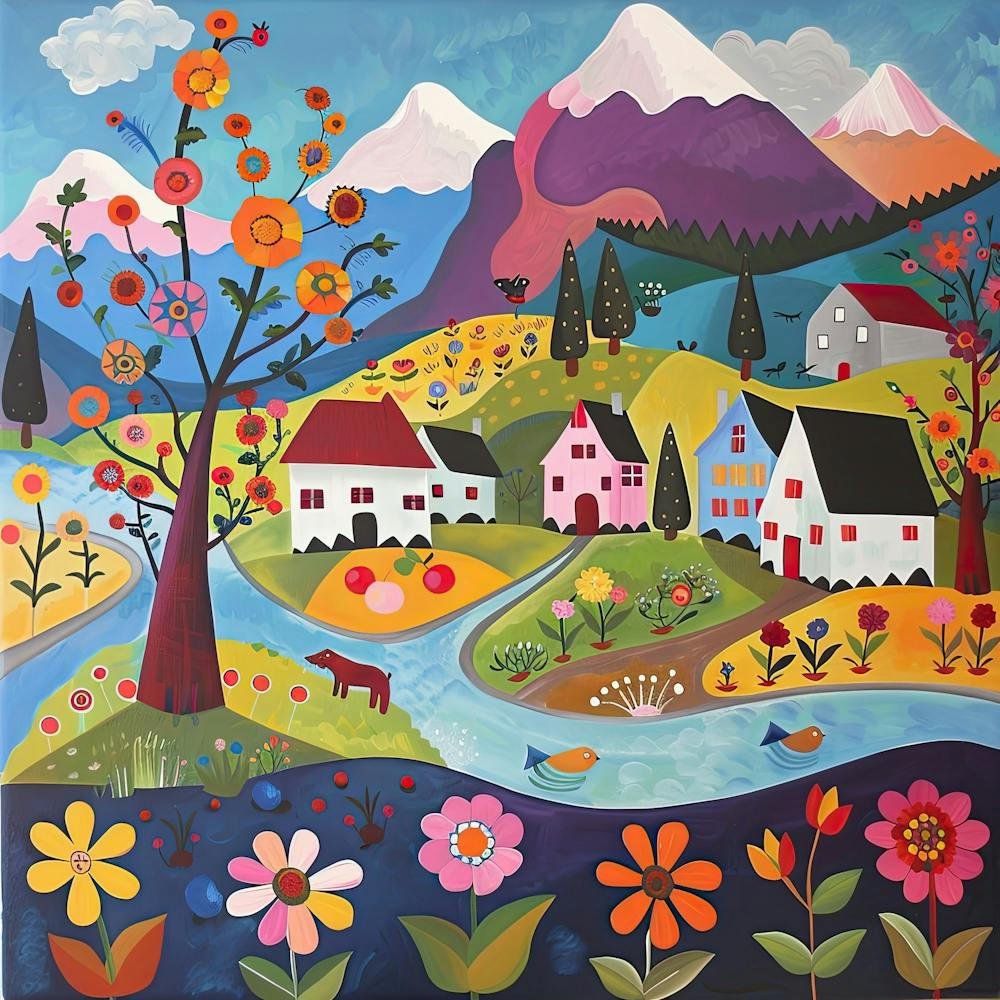 Kids Travel Illustration Patagonia 3