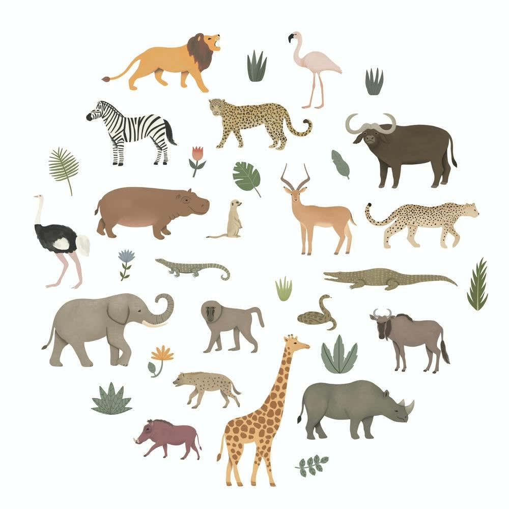Safari Animals Nursery Animal