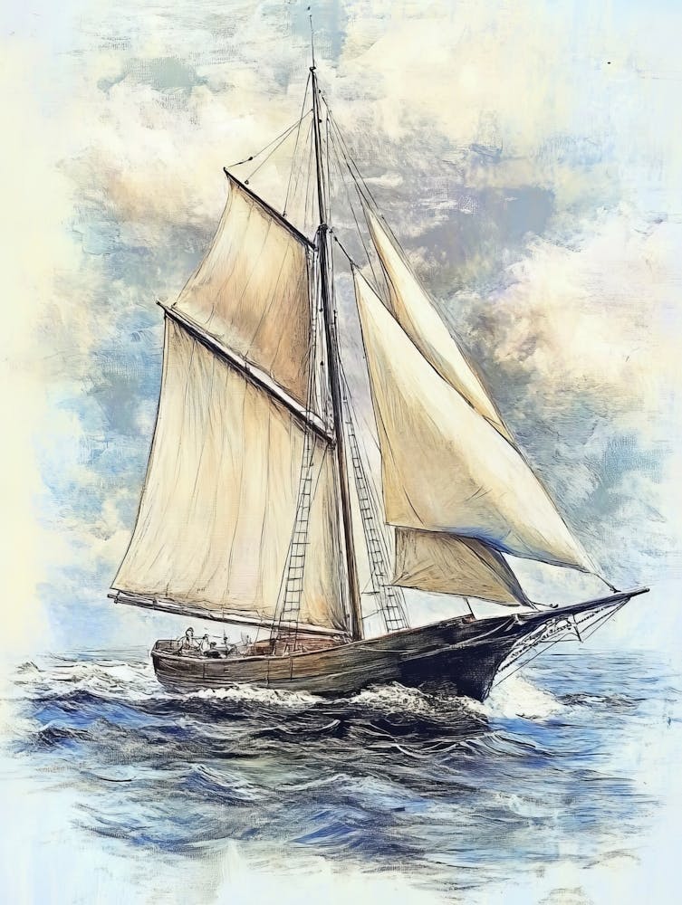 Sailboat In The Ocean
