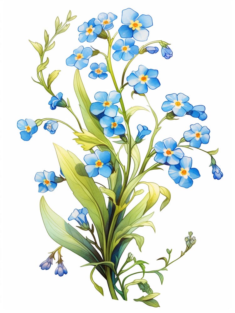 Forget Me Not Wildflower (3)