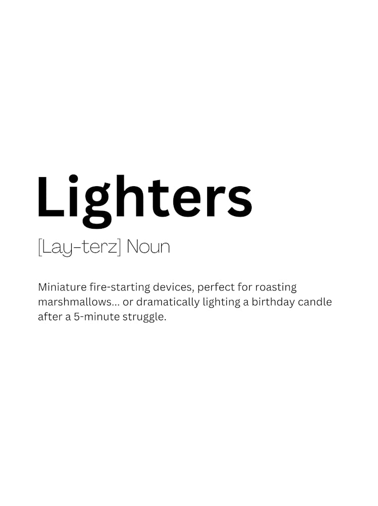 Lighters Definition Meaning