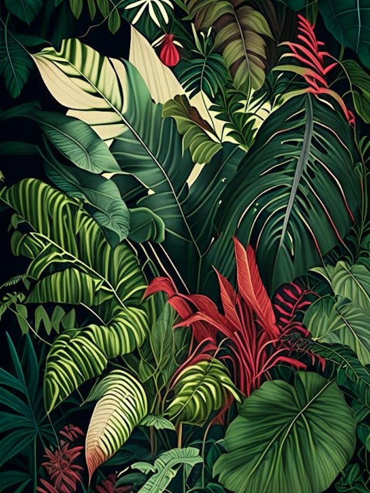 Feuillage de Jungle 12 Botaniques