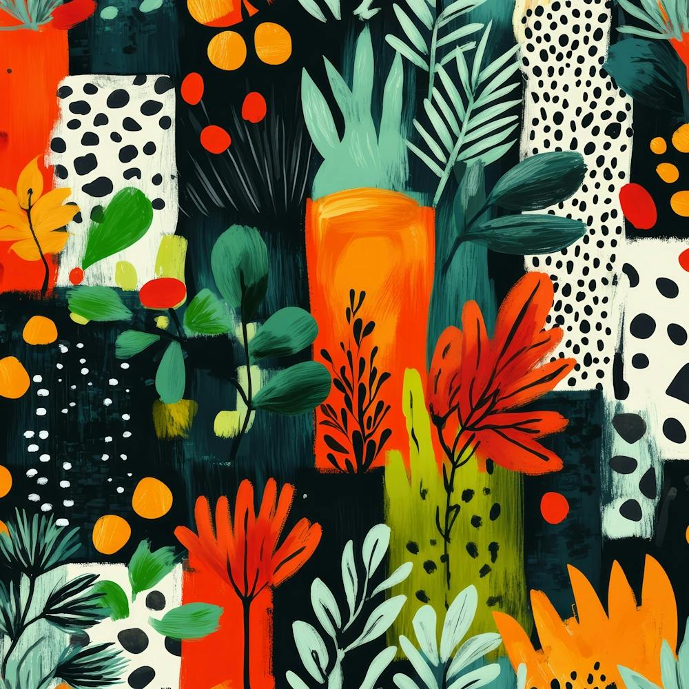 Abstract Floral Pattern 3