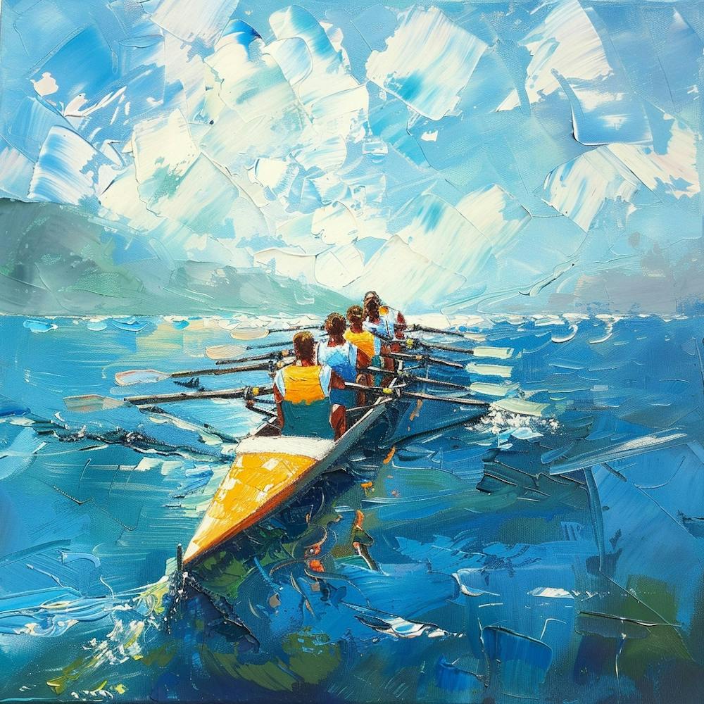 Rowing In The Ocean 1
