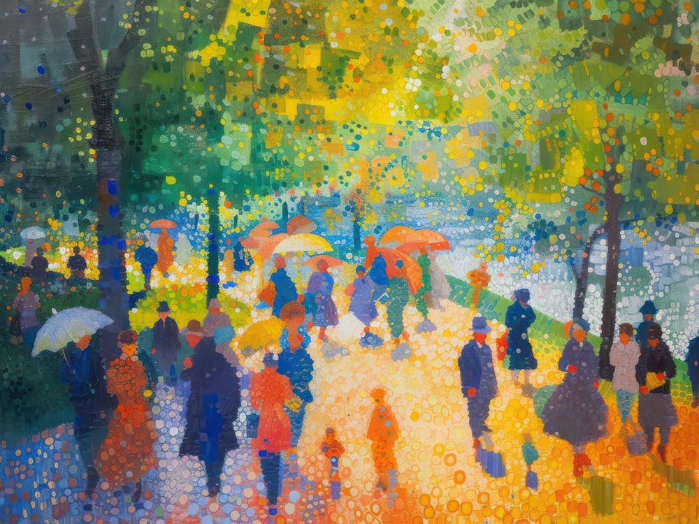 Contemporary Artwork Inspired By Georges Seurat 4