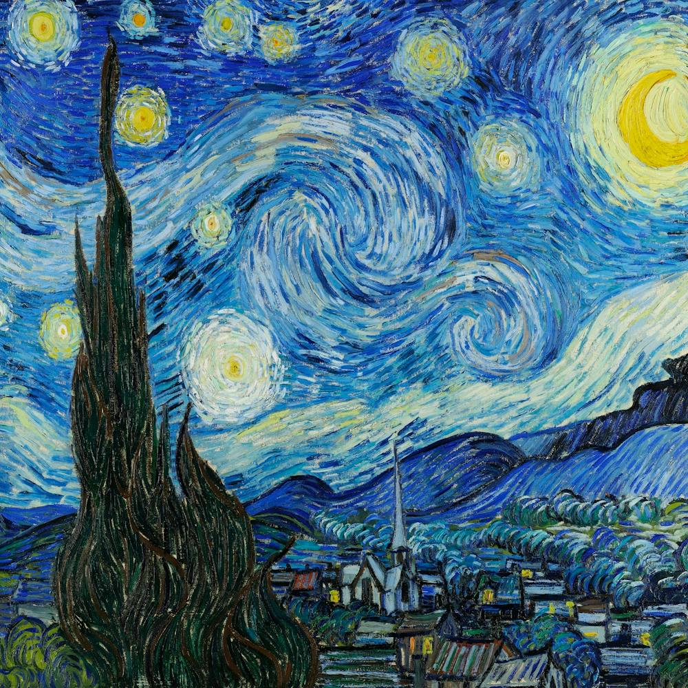 The Starry Night By Vincent Van Gogh