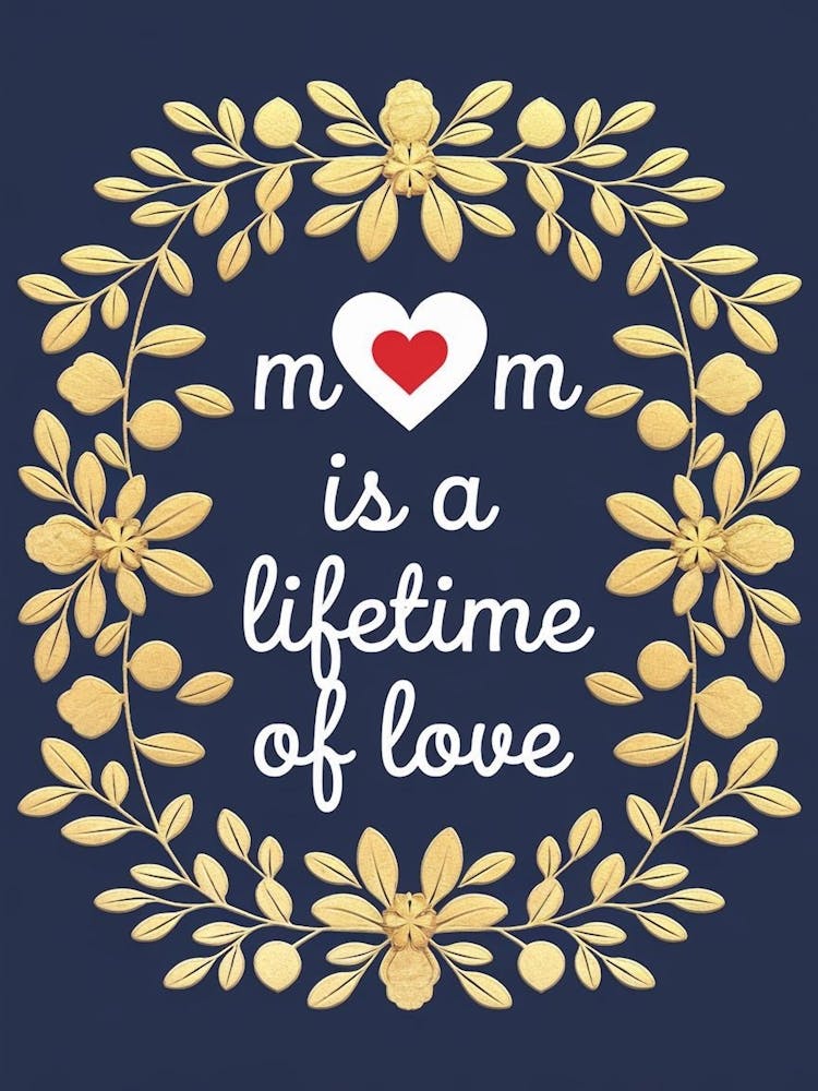 Mom Is A Lifetime Of Love