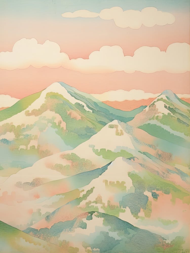Mount Norikura In Nagano, Japanese Landscape 3