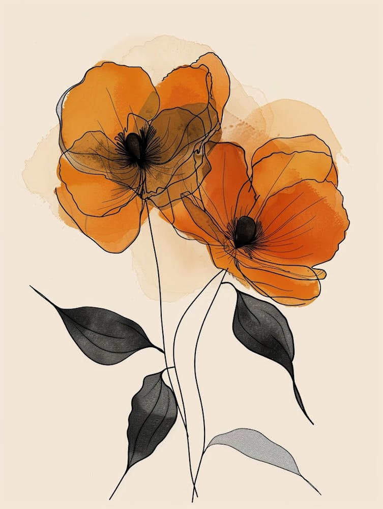 Carnegiea Gigantea Minimalist Abstract 1