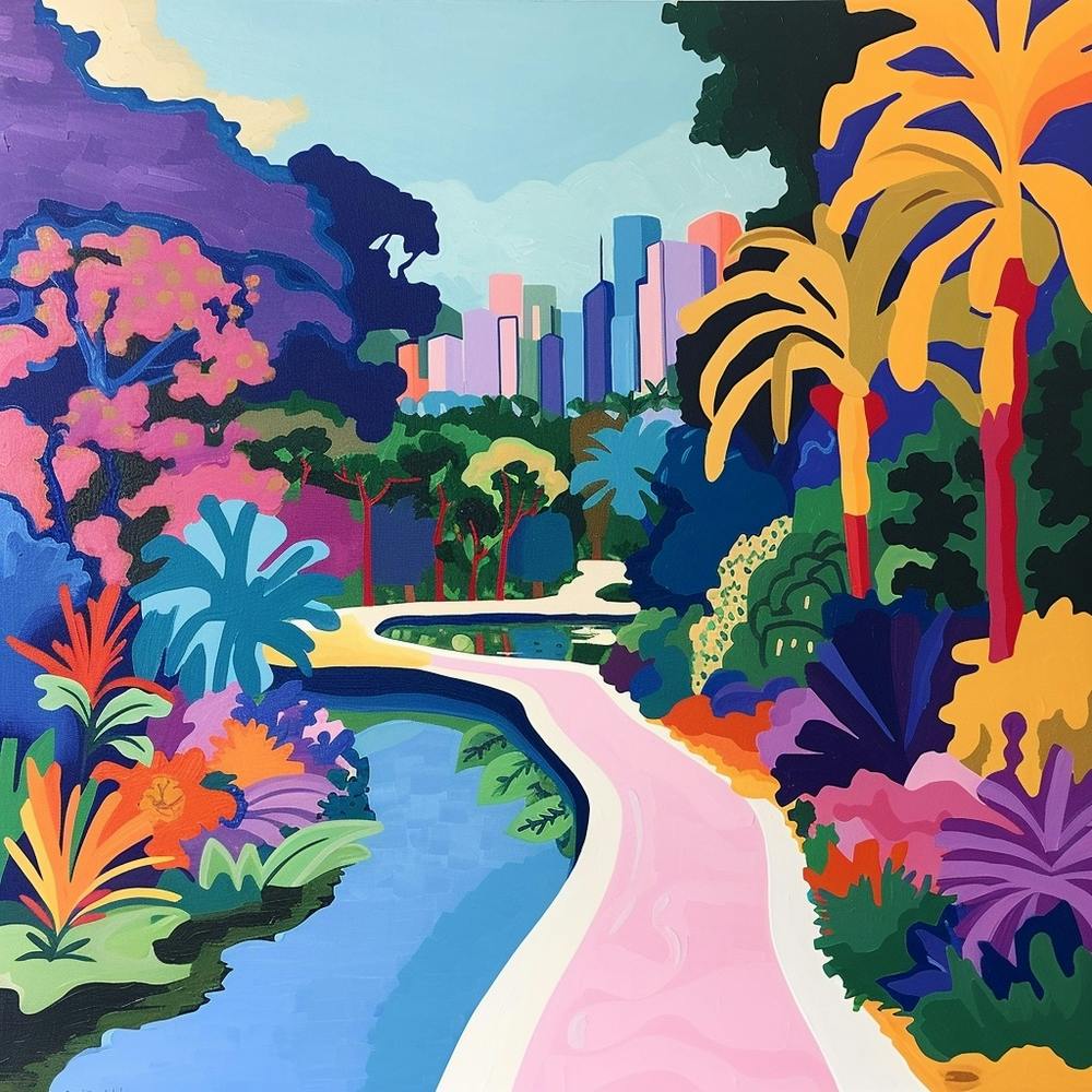 Abstract Park Collection Royal Botanic Gardens Sydney 3