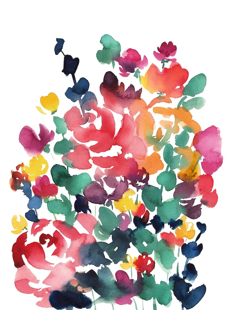 Dream Of Spring Abstract Floral 6