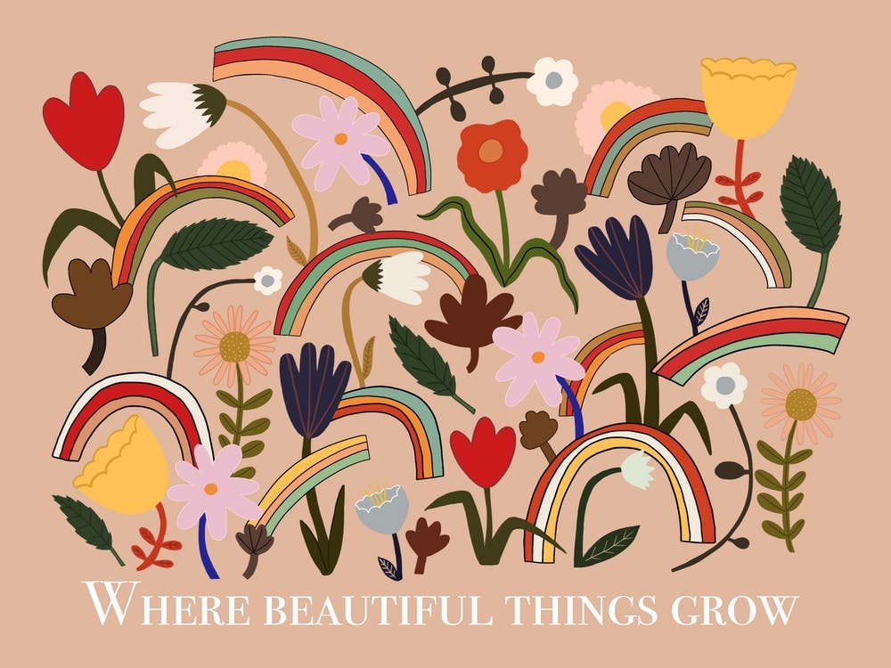 Where Beautiful Things Grow In Blush