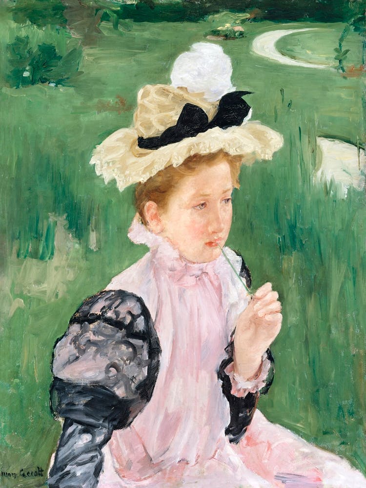 Portrait Of A Young Girl (1899), Mary Cassatt