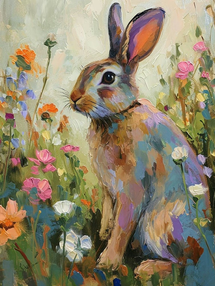 Dutch Rabbit Painting 1