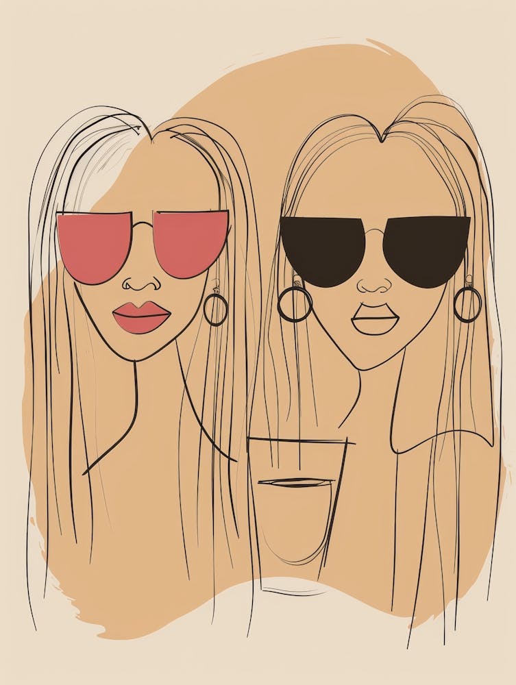 Two Women In Sunglasses 17