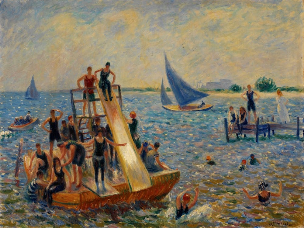 The Raft, William Glackens