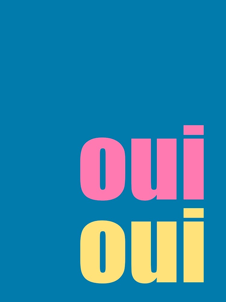 Pink & Yellow ‘Oui Oui’ Bathroom