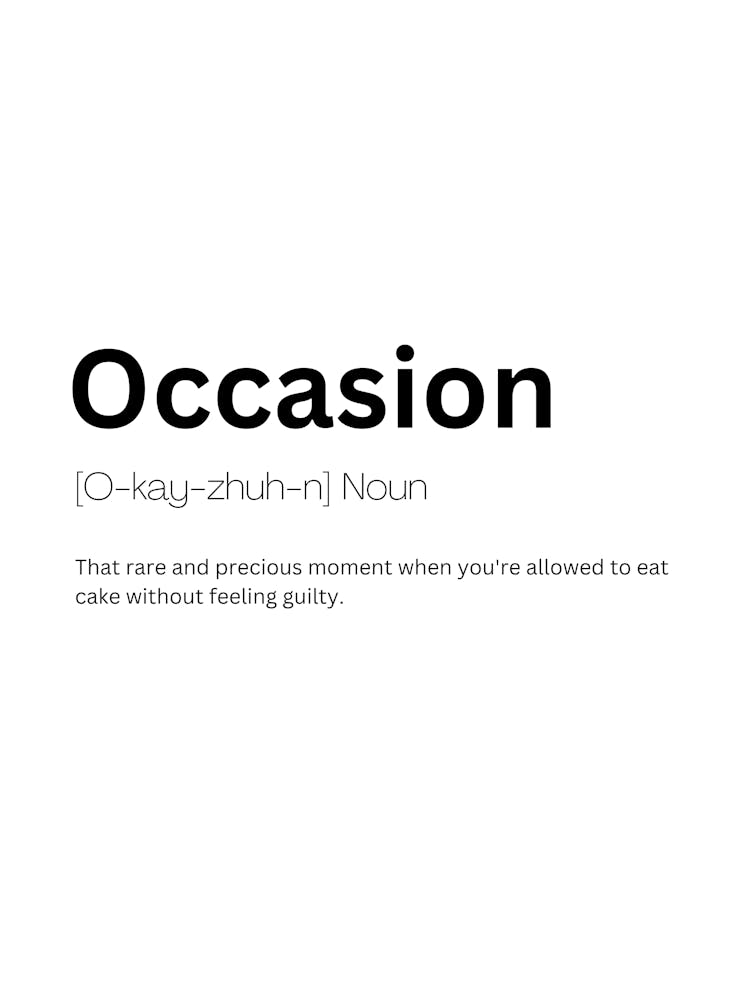 Occasion Definition Meaning