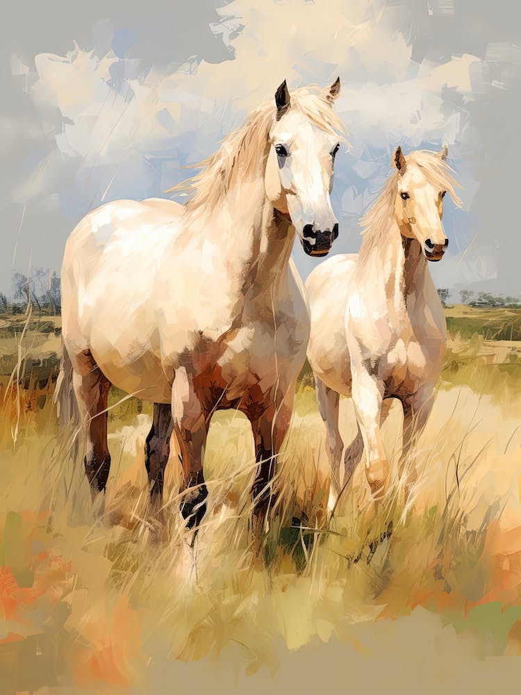 Horses Painting In Buenos Aires Province, Argentina 2