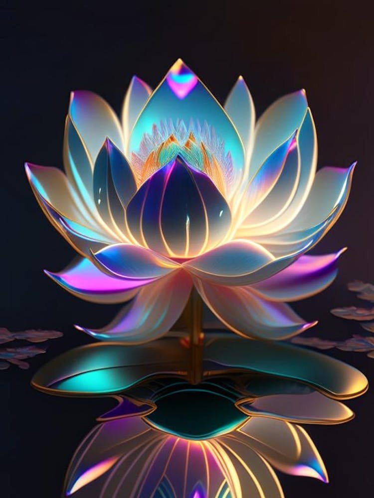 Amur Lotus Holographic 5