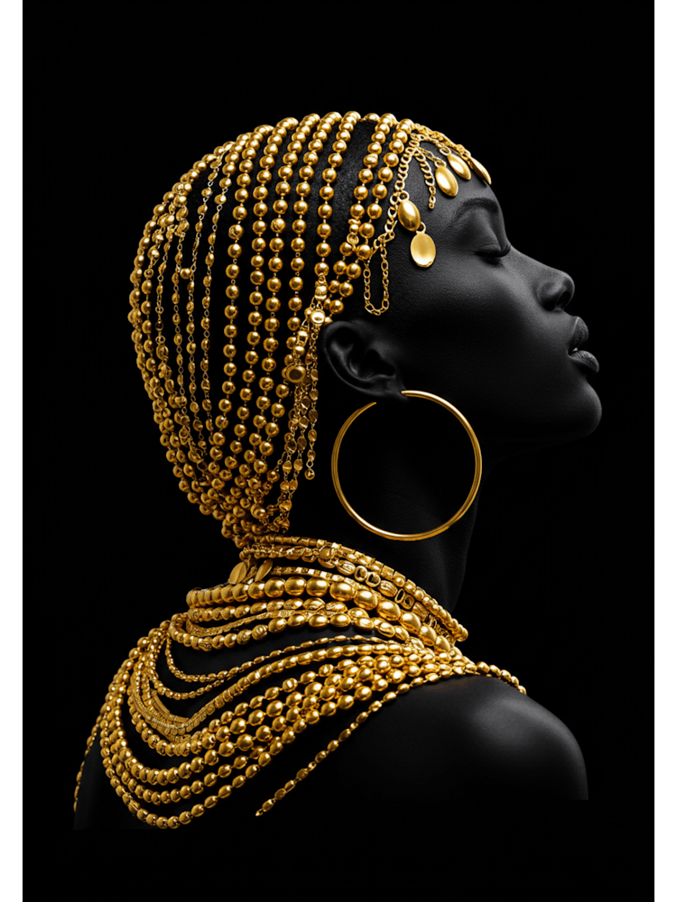Porträt einer afrikanischen Frau