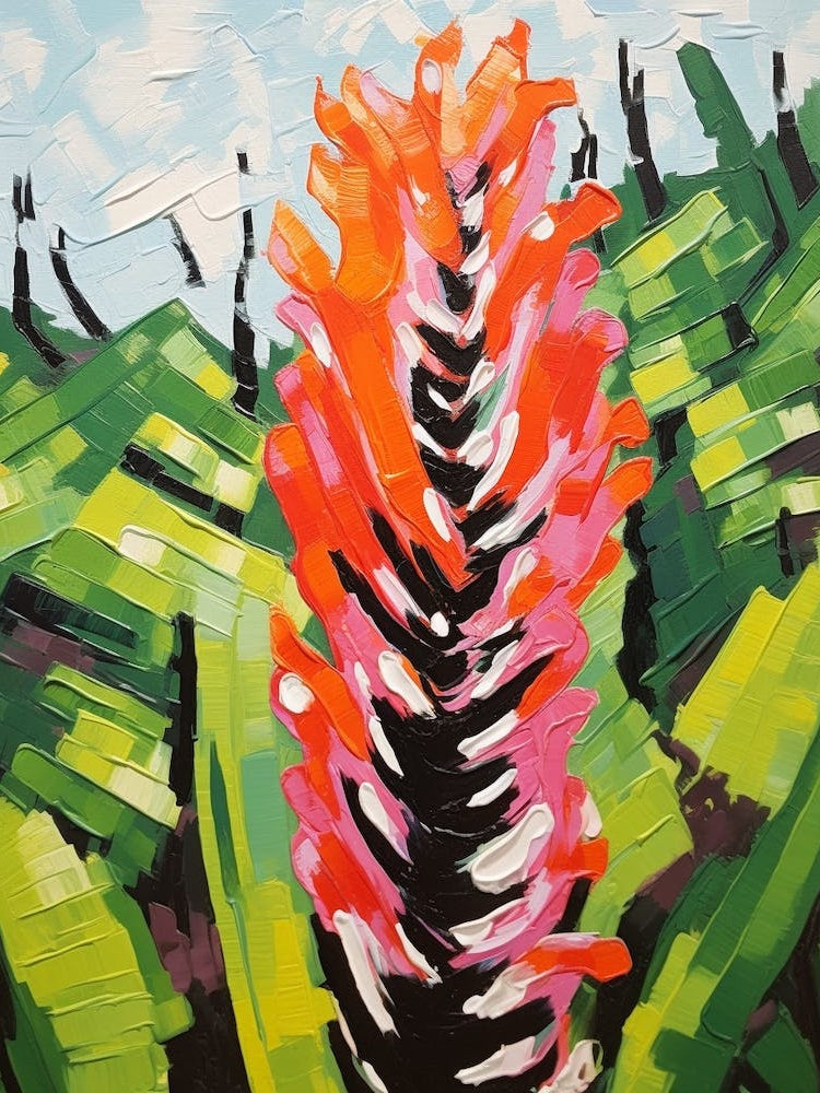 Cactus Painting Zebra Cactus 4