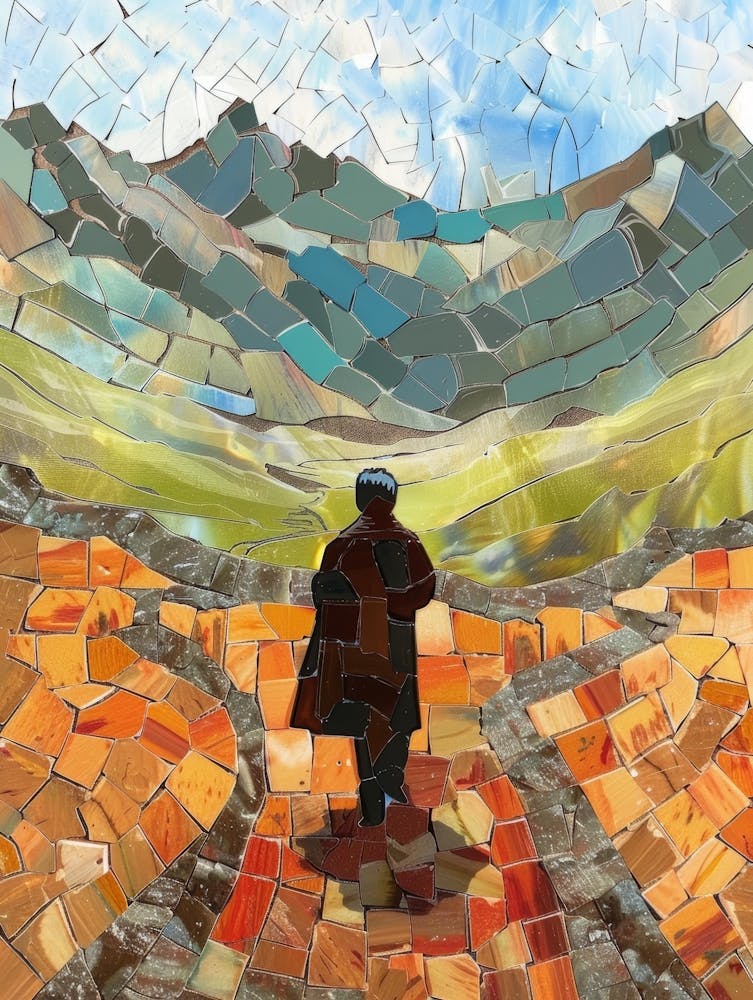 Man On A Path 1