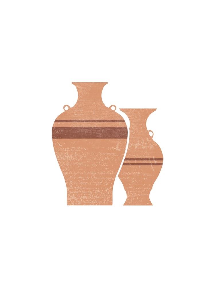 Minimal Sandy Brown Hydriae